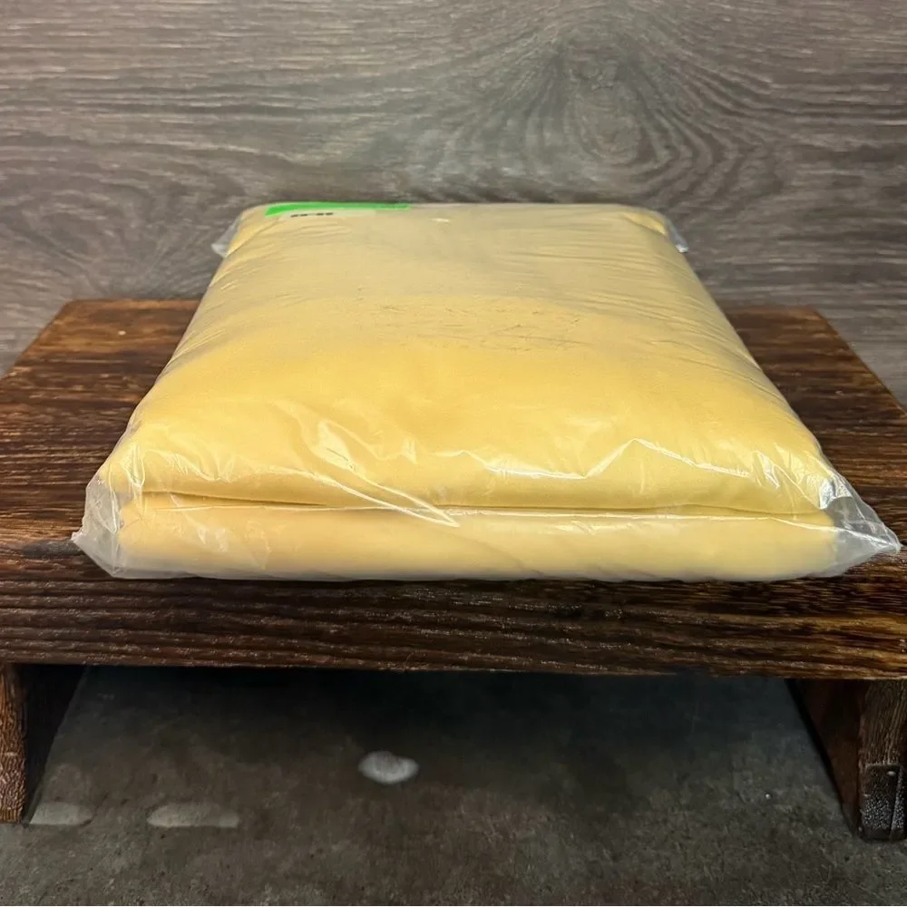 The Company Store Legends Smooth Wrinkle-Free Sateen Flat Sheet King Yellow NWOT